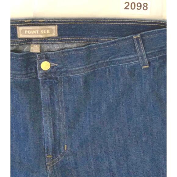 J Crew Point Sur Womens Denim Jeans CHECK SIZE Label =34 Measure =38  Raw Hem - Picture 16 of 16